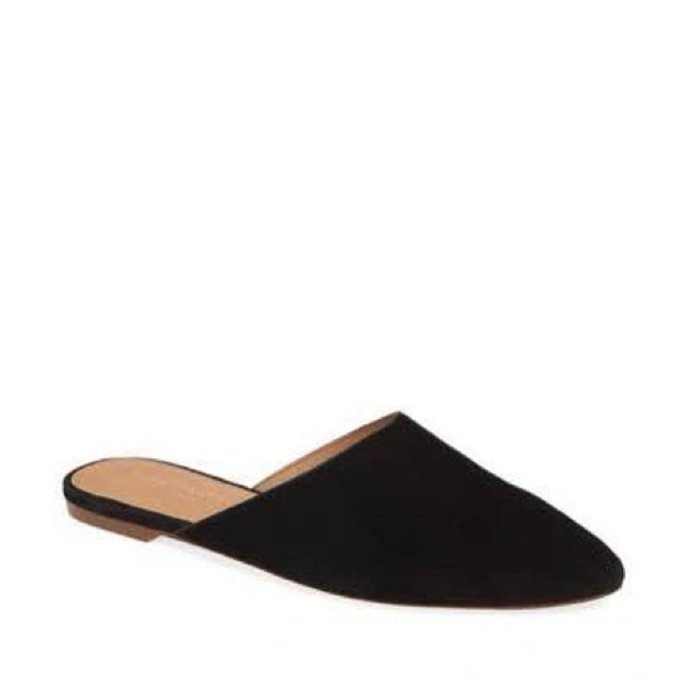 BNIB~ Madewell Remi Black Suede mule 9.5